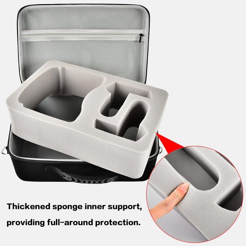 Comecase Hard Carrying Case for Quest 3/ Quest 3S/ for Quest 2 All-in-One VR Gaming Headset and Touch Controllers, Travel Storage Bag with Silicone Face Cover & Lens Protector & Accessories - Image 3